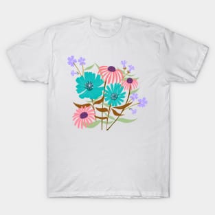Summer florals. T-Shirt
